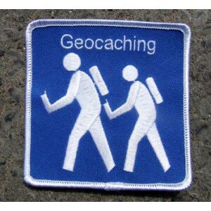 Geocaching Aufnäher - Erkennungszeichen (9cm)