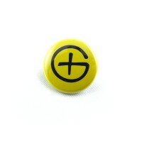 Geocaching Logo - Button, gelb (Nr. 13)