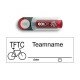 Bike Stempel - Stempel mit Text, 14 x 38 mm (Nr. 32)