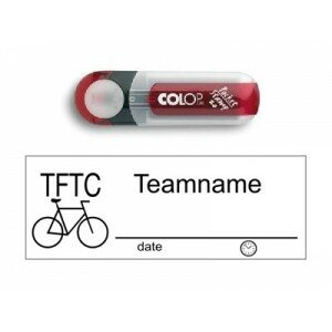 Bike Stempel - Stempel mit Text, 14 x 38 mm (Nr. 32)