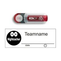 Nightcacher - Stempel mit Text, 14 x 38 mm (Nr. 33)