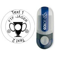 FTF Jäger - Stempel mit Text, rund Ø 25mm (Nr. 46)