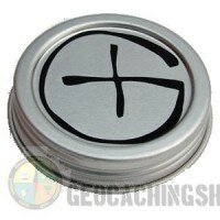 Dish Round Magnetic Geocaching Container