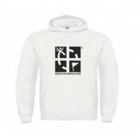 Groundspeak Logo, Kapuzen Pullover (weiss)