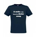 A cache a day - T-Shirt (blauw)