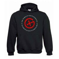 Playground, Kapuzen-Pullover (schwarz/rot)