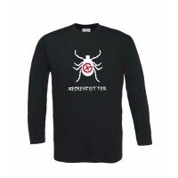 Zeckenfutter - Longsleeve (schwarz/rot)