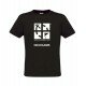 Groundspeak Logo, T-Shirt mit Name (schwarz)