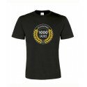 1000 Caches, T-Shirt (schwarz/gelb)