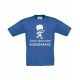 Junior Geocacher - Kinder Shirt, mit Name (blau)