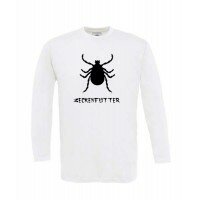 Zeckenfutter - Longsleeve (weiss)