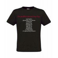 Perfekter Geocaching-Tag, T-Shirt (schwarz/rot)