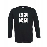 Groundspeak Logo - Long Sleeve (schwarz)