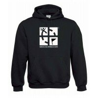 Groundspeak Logo, Kapuzen-Pullover (schwarz)