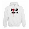 Dosensüchtig, Kapuzen-Pullover (weiss)