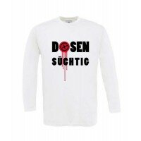 Dosensüchtig - Longsleeve (weiss)