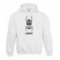 Travel Bug® - Kapuzen-Pullover (weiss)