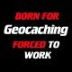 Born for Geocaching, T-Shirt (schwarz)