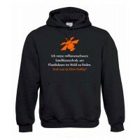 Satellitentechnik, Kapuzen-Pullover (schwarz)