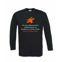 Satellitentechnik - Longsleeve (schwarz)