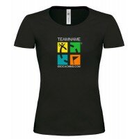 Groundspeak - Girlie Shirt, mit Name (farbig)