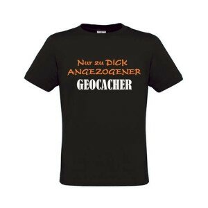 Dick angezogen, T-Shirt Übergröße! (schwarz)