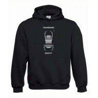 Travel Bug® - Kapuzen-Pullover mit Name (schwarz)