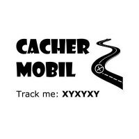 Cachermobil - Aufkleber kontur trackable