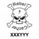 Rebel Cacher - Aufkleber kontur trackable