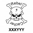 Rebel Cacher - Aufkleber kontur trackable