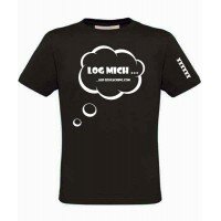 Log mich, T-Shirt (schwarz)