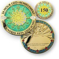 Geo-Achievement® Set: 24 Hours 150 Caches