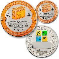 Finds - 250 Finds Geo-Achievement ® set