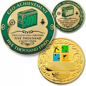 Finds - 5000 Finds Geo-Achievement ® set