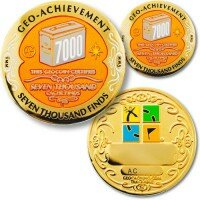 Finds - 7000 Finds Geo-Achievement ® set