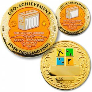 Finds - 7000 Finds Geo-Achievement ® set