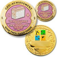 Finds - 9000 Finds Geo-Achievement ® set