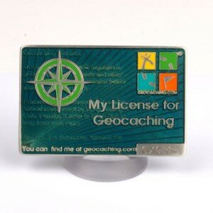 My Geocaching License - Blue