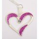 Eternal Love Geocoin 2015 - Satin silver - Pink