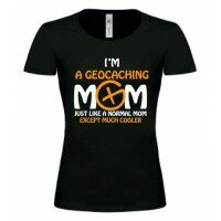 T-Shirt Geocaching Mom - Girlie Shirt