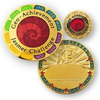 Jasmer Challenge Geo-achievement Geocoin