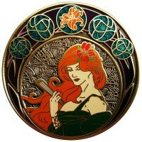 Art Nouveau Summer Antique Bronze