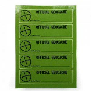 Cache Sticker PETling, 5-er Set