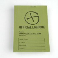 Logboek Green Geocaching, 115x80mm, 100 pag.