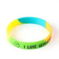 Armband - I Love Geocaching meerdere kleuren