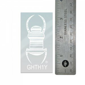 Travel bug - Sticker - 8,5 cm - weiss. sticker