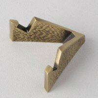 Geocoin stand triangle, bronze