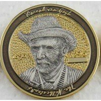 Dutch Geocoin 2015 - Polished gold-Antique silber - LE