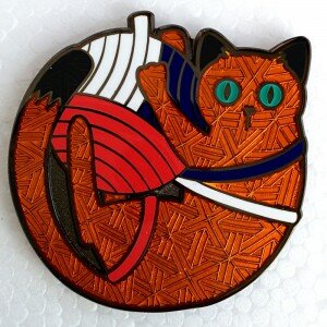 CacheCat II Geocoin - Orange