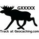 Moose - sticker trackable (decall) - 17 cm